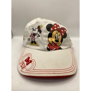 Disney Parks Minnie Mouse Evolution Through the Years Youth Baseball Hat White